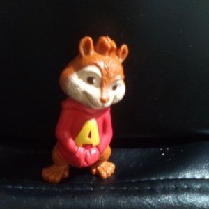 Alvin Plastic cartoon vintage figure which comes on and off need a battery
